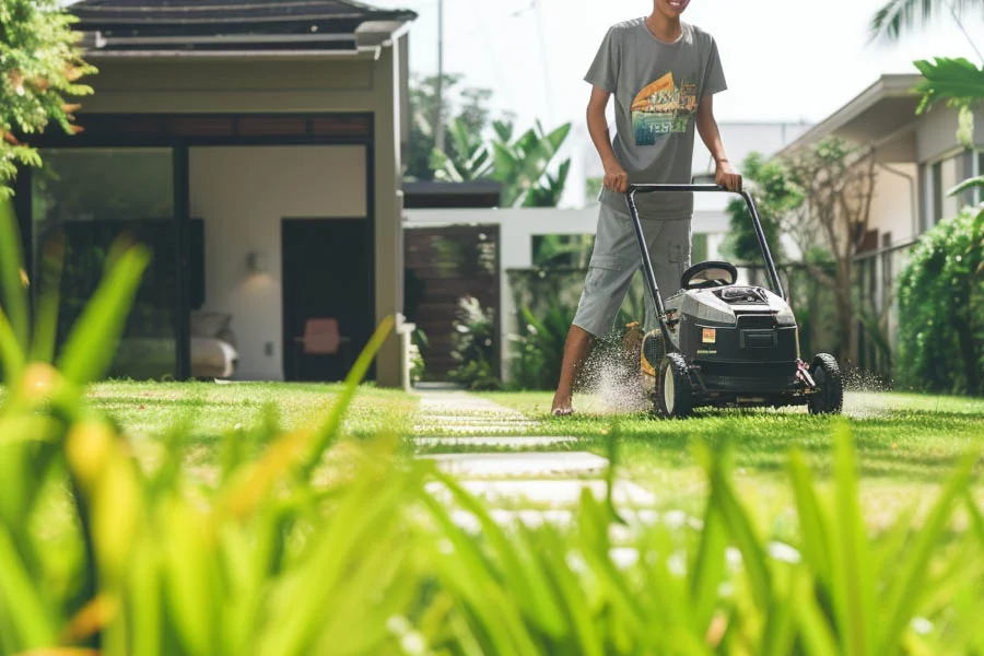 battery power mower reviews